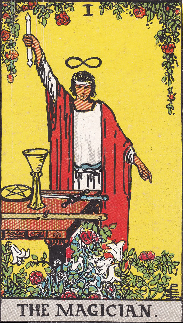 The Magician tarot card - High Resolution