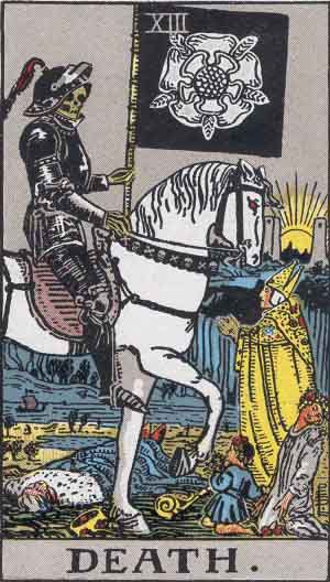 Death tarot card - High Resolution
