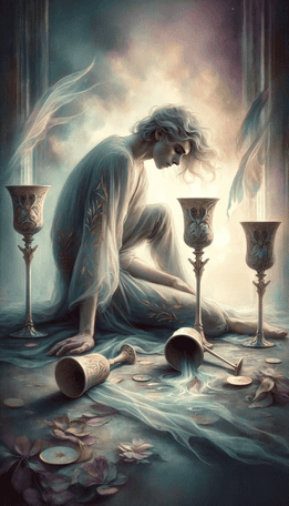 Five of Cups tarot card