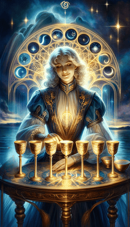 Nine of Cups tarot card