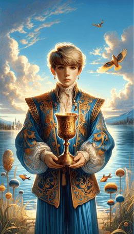 Page of Cups tarot card