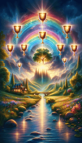 Ten of Cups tarot card