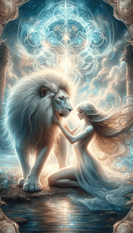 Strength tarot card