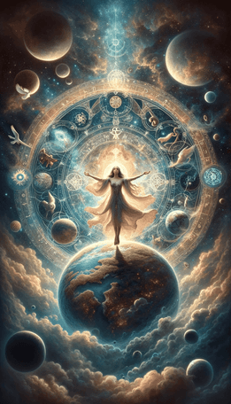 The World tarot card