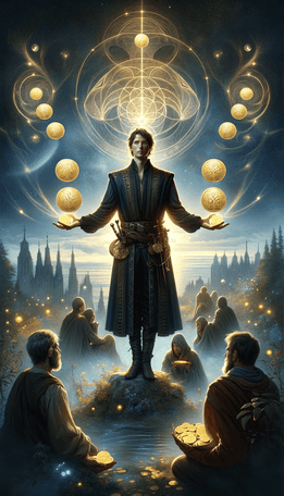 Six of Pentacles tarot card