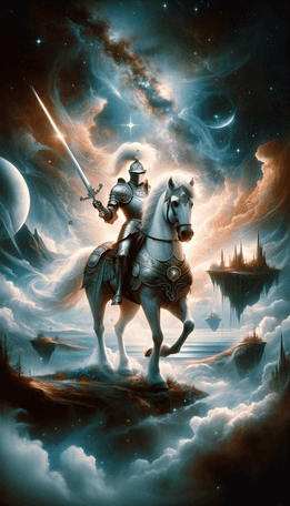 Knight of Swords tarot card