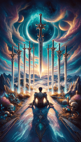 Ten of Swords tarot card