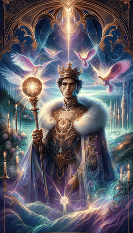 King of Wands tarot card