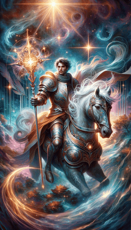 Knight of Wands tarot card