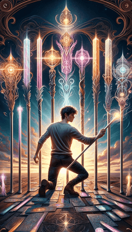 Seven of Wands tarot card