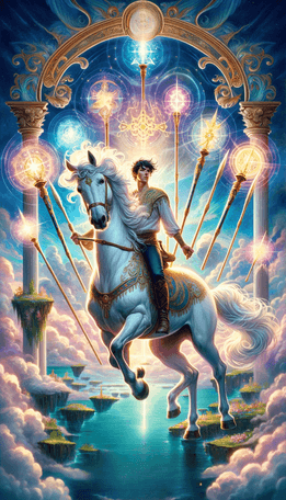 Six of Wands tarot card