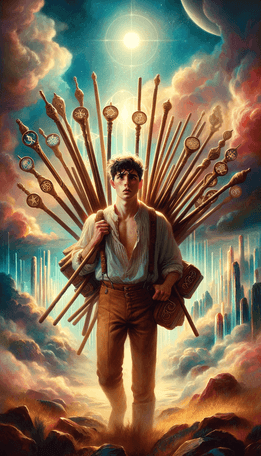 Ten of Wands tarot card